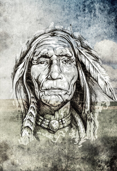 Sketch of tattoo art