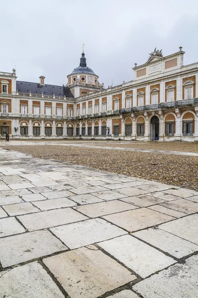 Facciata principale. Palazzo di Aranjuez — Foto Stock
