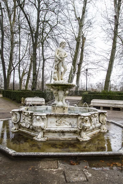 Brunnen des Palastes von aranjuez — Stockfoto