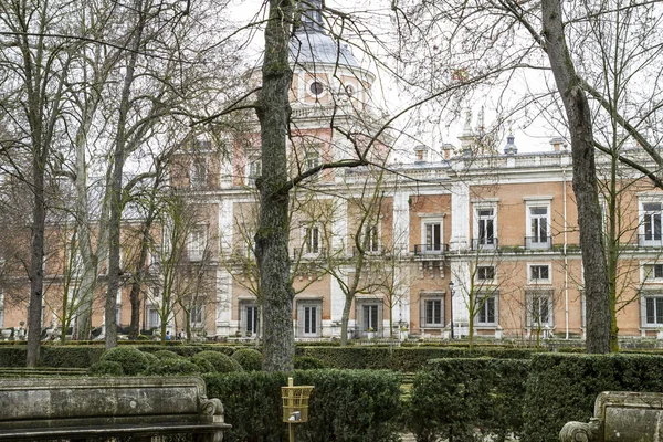 Piękne ogrody pałacu Aranjuez — Zdjęcie stockowe