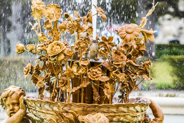 Brunnen des Palastes von aranjuez — Stockfoto