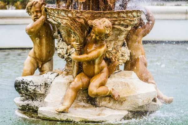 Brunnen des Palastes von aranjuez — Stockfoto