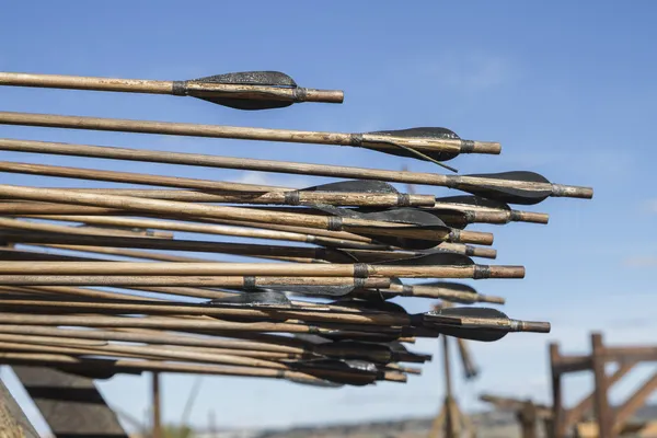 Mittelalterliche Belagerungswaffen — Stockfoto