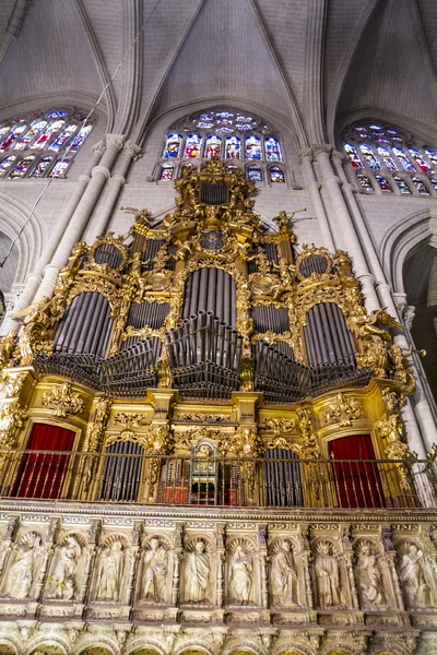 Dentro da catedral de Toledo — Fotografia de Stock