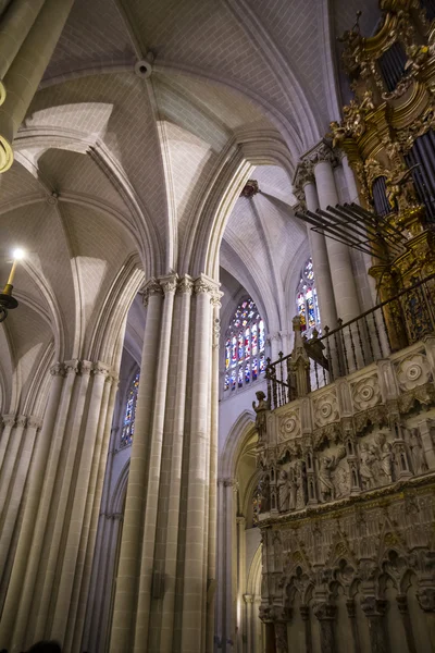 Im Inneren der Kathedrale von Toledo — Stockfoto