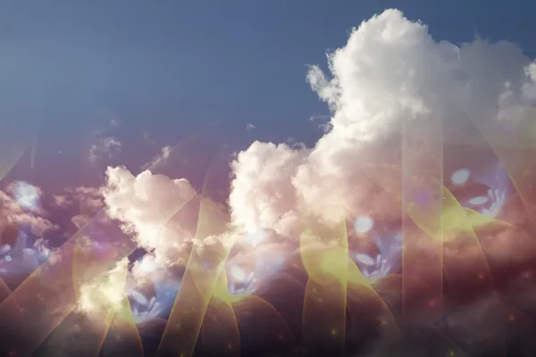 Clouds of fractal foam — Stock Photo, Image