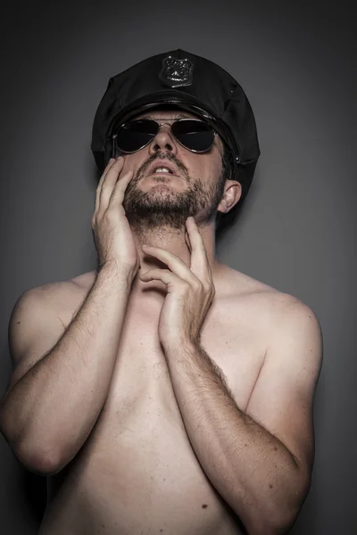 Good looking policeman — Stock Photo, Image