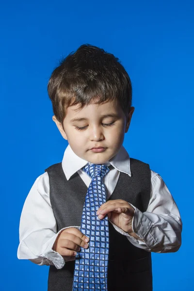 Mignon petit garçon portrait — Photo