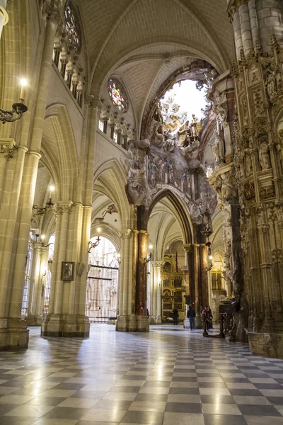 Interieur van de kathedraal toledo — Stockfoto