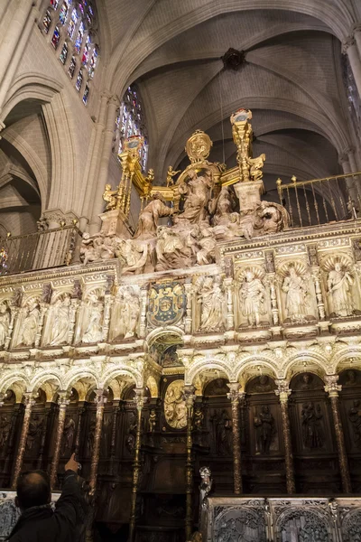 Intérieur de la cathédrale Tolède — Photo