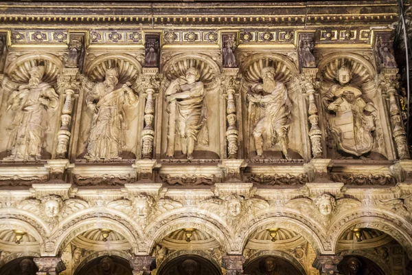 Interno della Cattedrale di Toledo — Foto Stock