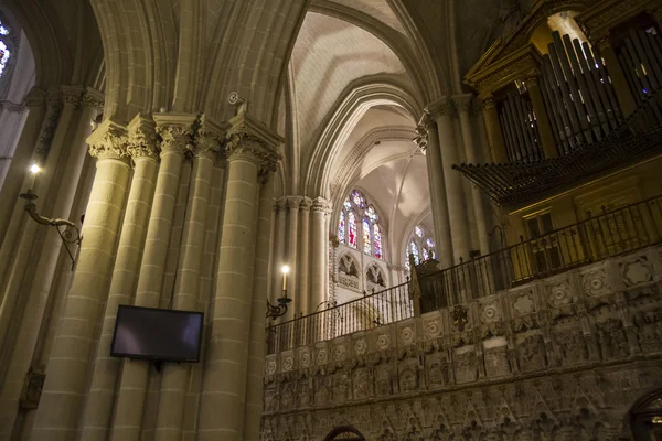 Intérieur de la cathédrale Tolède — Photo