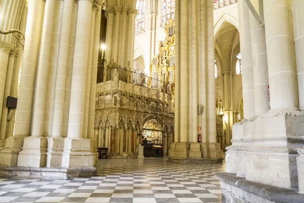 Interior Katedral Toledo — Stok Foto