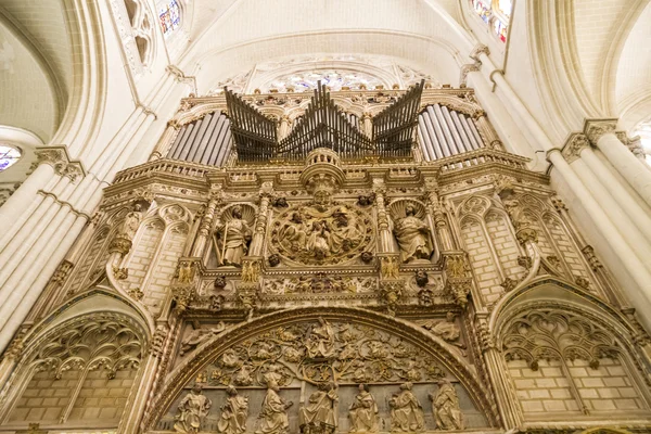 Interieur van de kathedraal toledo — Stockfoto