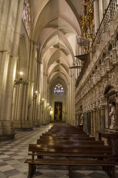 Interior de la Catedral Toledo — Foto de Stock