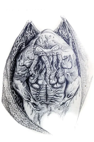 Tetoválás rajz illusztráció — Stock Fotó