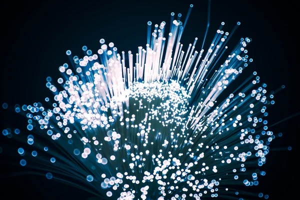 Fiber optics close-up — Stock Photo, Image