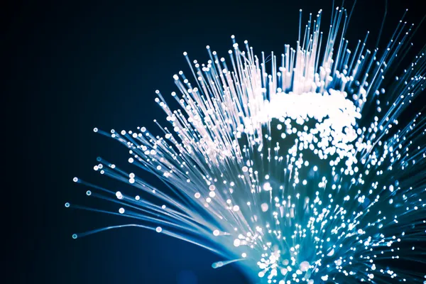 Fiber optics close-up — Stock Photo, Image