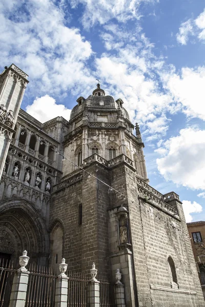 Katedrální průčelí Toledo — Stock fotografie