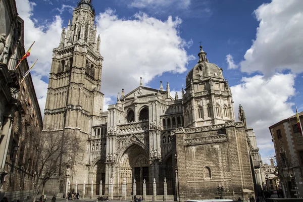 Toledo katedral cephe — Stok fotoğraf