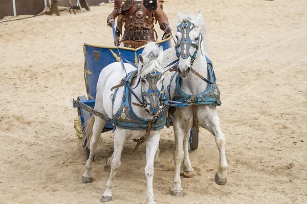 Romeinse strijdwagens — Stockfoto