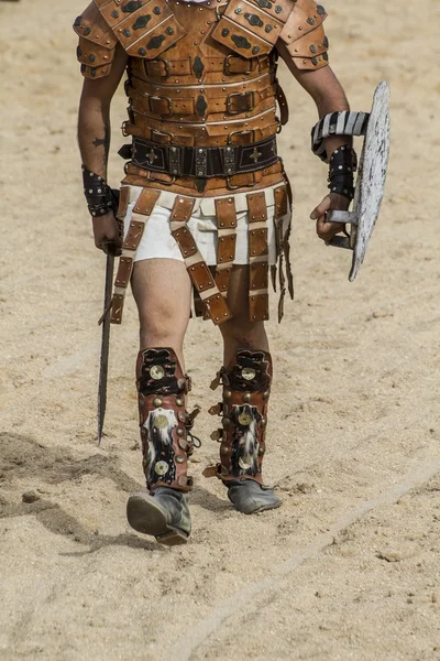 Gladiator fighting — Stock Photo, Image