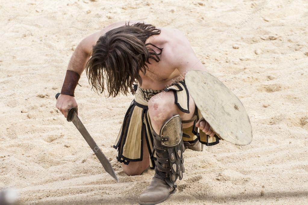 Gladiator fighting