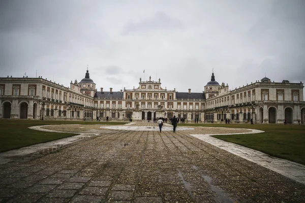 Majestatyczny Pałac aranjuez w madrid, Hiszpania — Zdjęcie stockowe