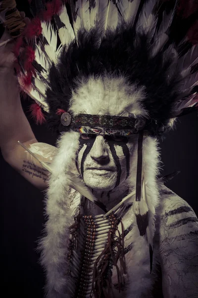 American Indian chief — Stockfoto