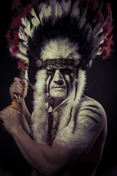 American Indian chief — Stock Photo, Image