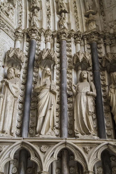 Entrada lateral da Catedral de Toledo — Fotografia de Stock