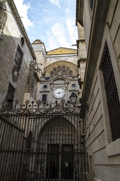 Sidoingången av domkyrkan av toledo — Stockfoto