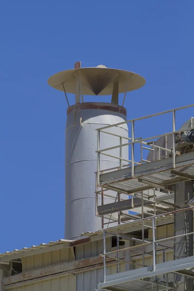 Tube and industrial chimneys — Stock Photo, Image