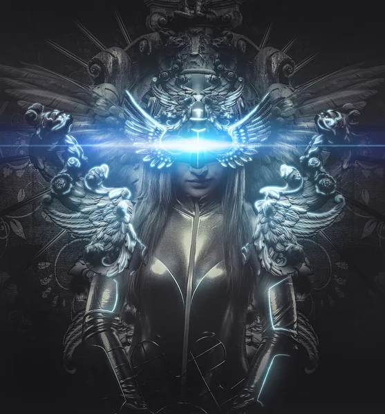 kadın kıyafeti kabartmaları ile yapılan