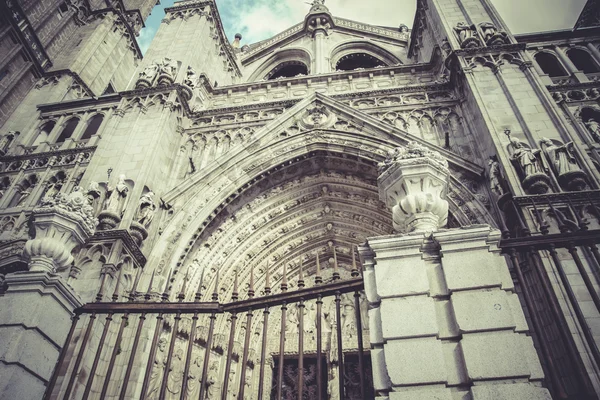 Gothic.cathedral of Toledo — Stock Photo, Image