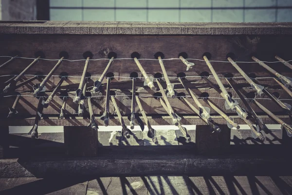 Armas de cerco medieval — Fotografia de Stock