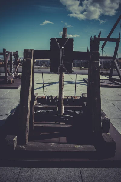 Medieval siege weapons — Stock Photo, Image