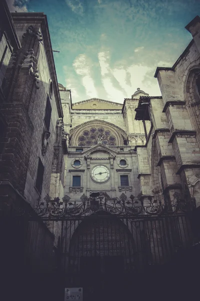 Side entrance of the Cathedral of Toledo — Stock Photo, Image