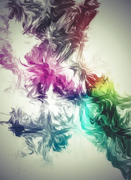 Estilos fractais com design de cores — Fotografia de Stock
