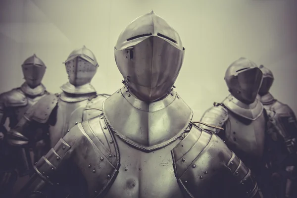 Armadura militar medieval de hierro — Foto de Stock