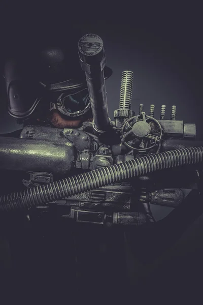 Starfighter з величезною плазмовою гвинтівкою — стокове фото