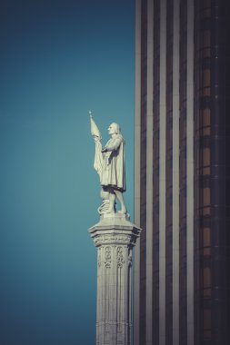 Christopher Columbus  statue clipart