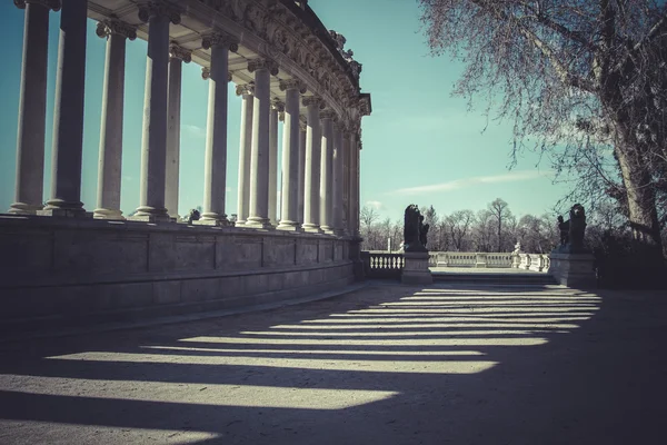 Madrid berömda Retiroparken — Stockfoto