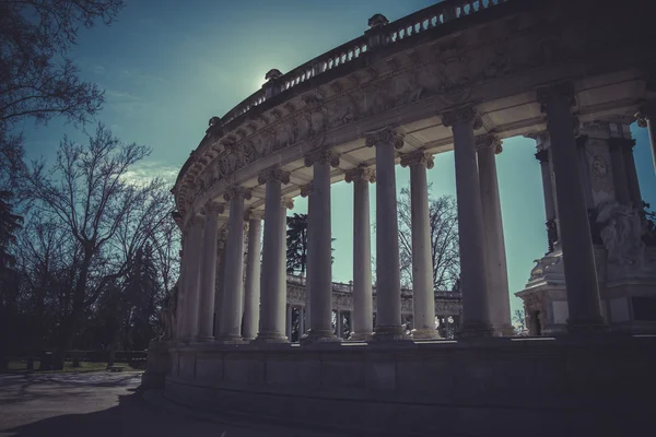 Madrid beroemde retiro park — Stockfoto