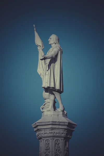 Estatua de Cristóbal Colón — Foto de Stock