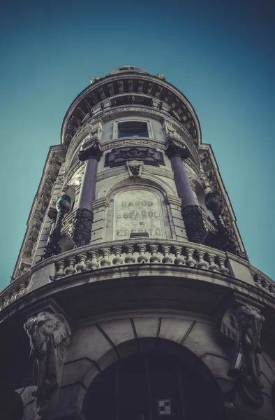 Banco, Imagen de la ciudad de Madrid —  Fotos de Stock
