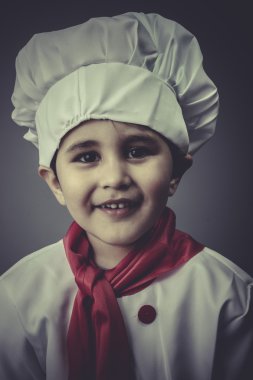 Çocuk elbise komik aşçı