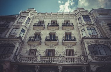 banka, madrid şehir görüntüsü