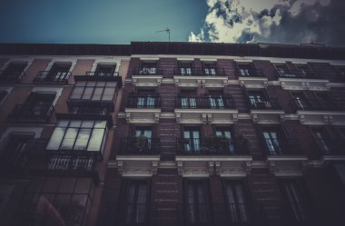 banka, madrid şehir görüntüsü