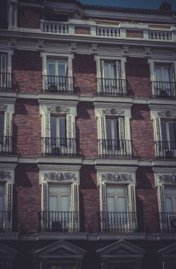 Gran via, madrid şehir görüntüsü